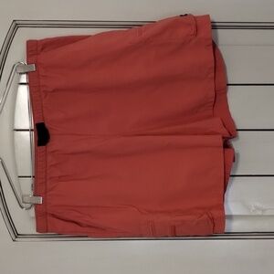 Columbia Multi-Pocket Shorts Size 14 coral color side pockets outdoors